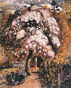 Samuel Palmer In a Shoreham Garden oil on canvas